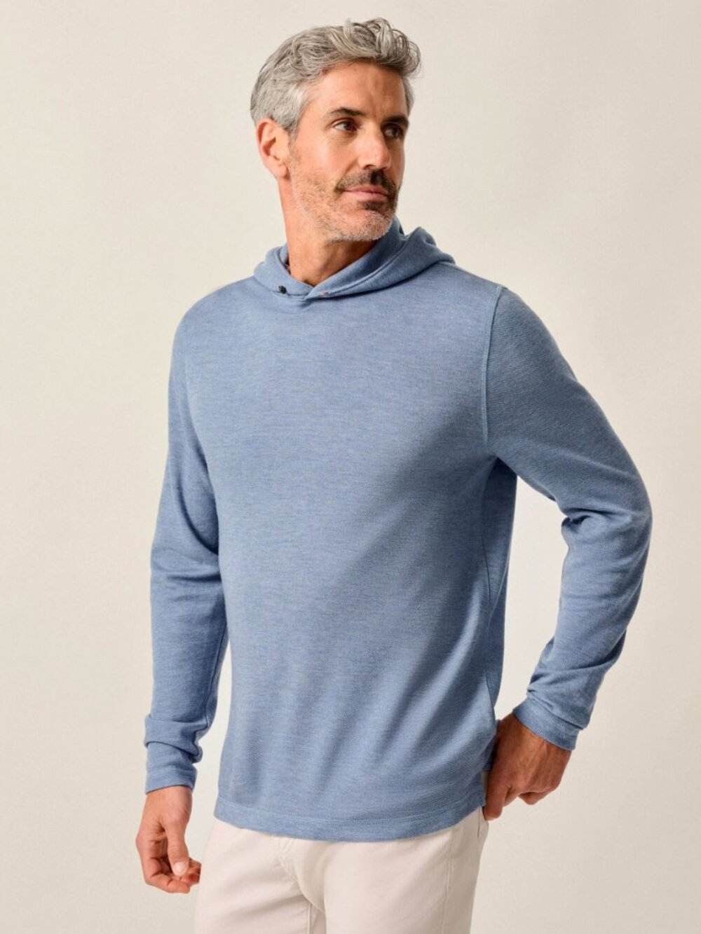 johnnie-O - Drayton Merino Cashmere Sweater Hoodie - Picture 3 of 6